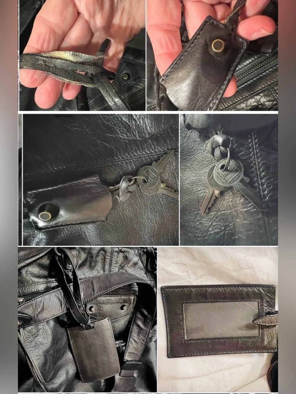 Balenciaga 2010 Men’s Blackened Olive Motorcycle Weekend/Duffle Bag/Read/🤩Rare😉